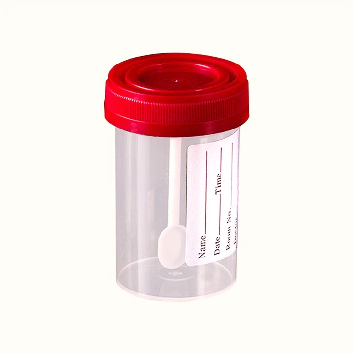 Hospitalssteril afføring Urinbeholder med ske 30ml 60ml 90ml 120ml