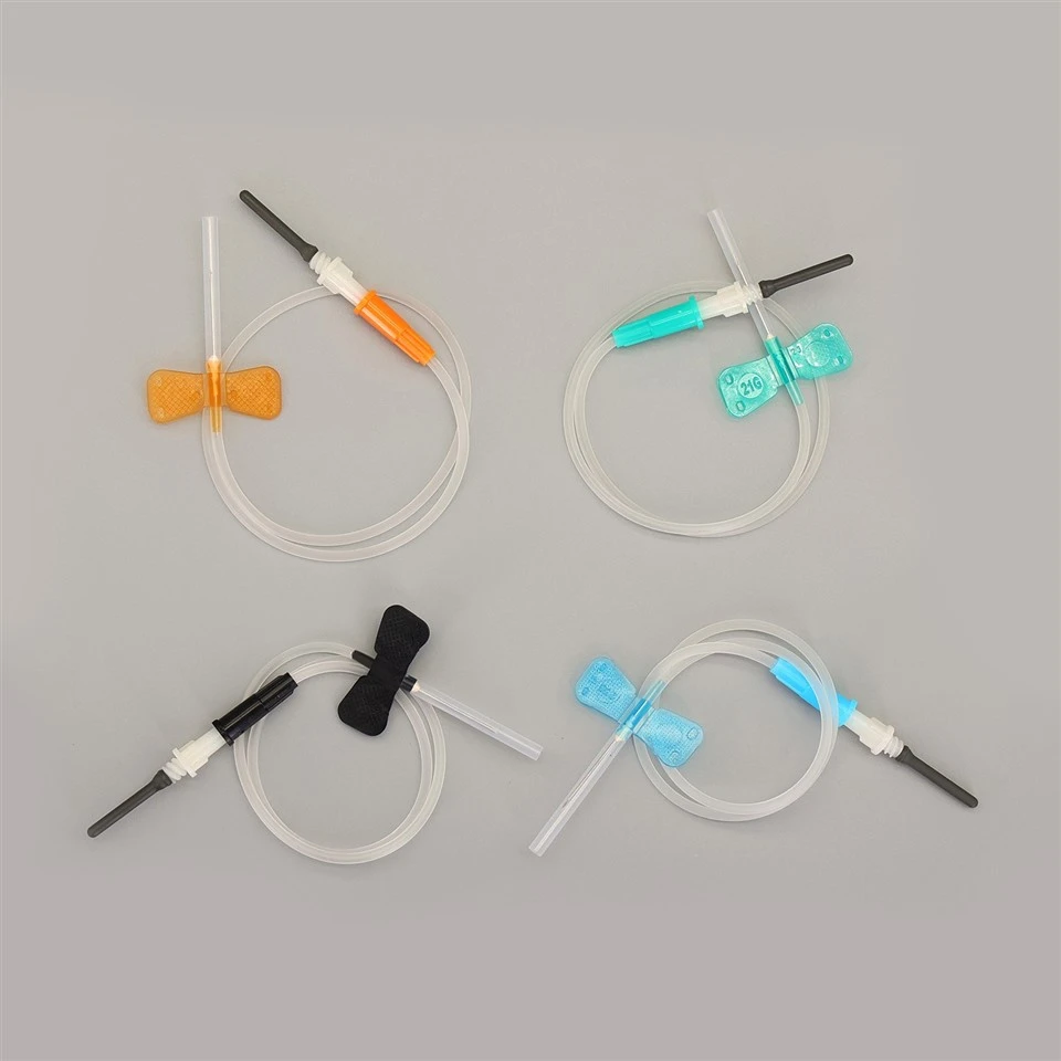 Butterfly Needle Blood Collection Accessories Lab Forsyede vingede nålesæt medicinske forbrugsstoffer til laboratorieblodtest