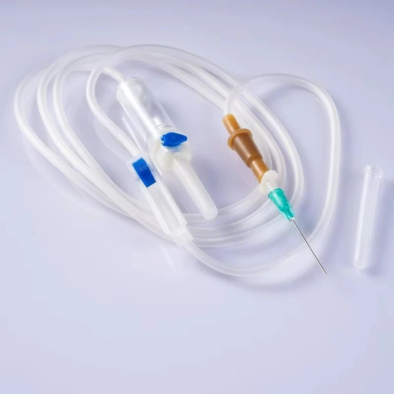 I.v Disposable Iv Infusion Set Intravenous Administration Medical With Needle Drip Micro Filter Medical Supplies