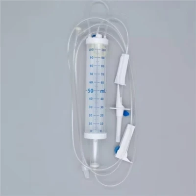 Engangs infusionssæt med burette
